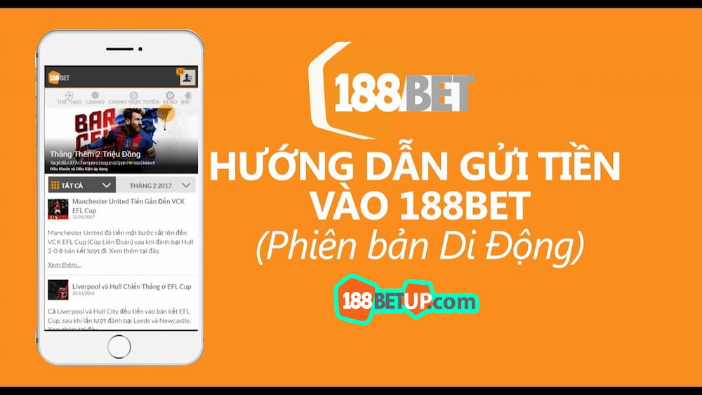 188thethao cho phép giao dịch gui,rút tiền nhanh chóng