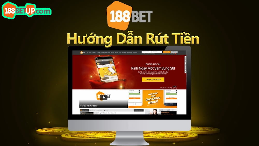 Cách rút tiền nhà cái 188Bet an toàn