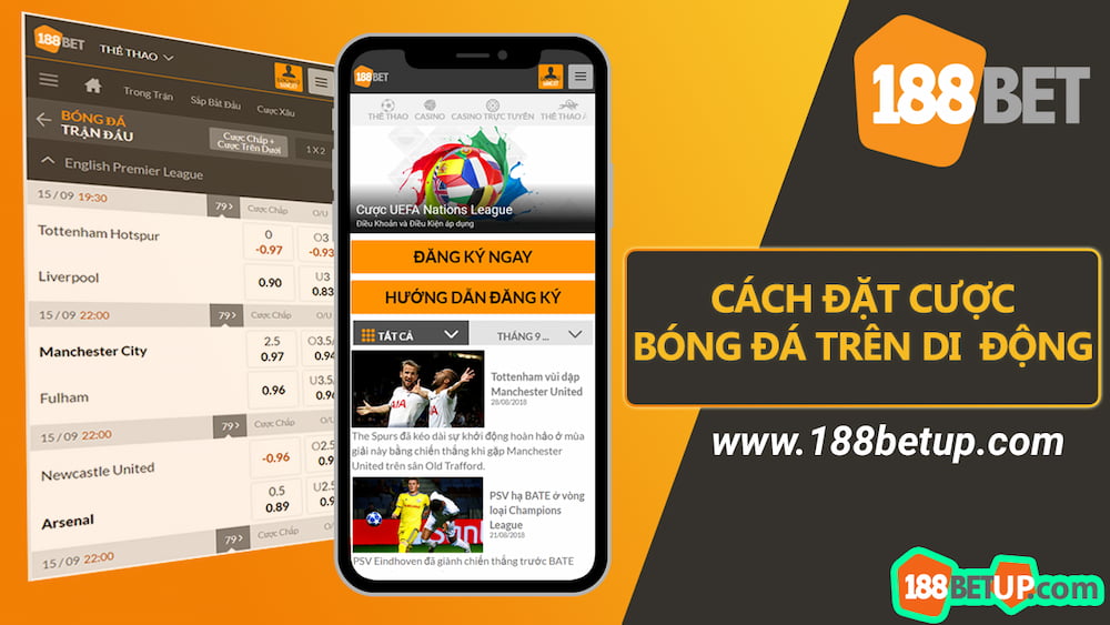 Giao diện trang trủ nhà cái 188Bet