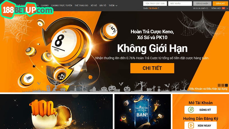 Truy cập vào nhà cái 188Bet