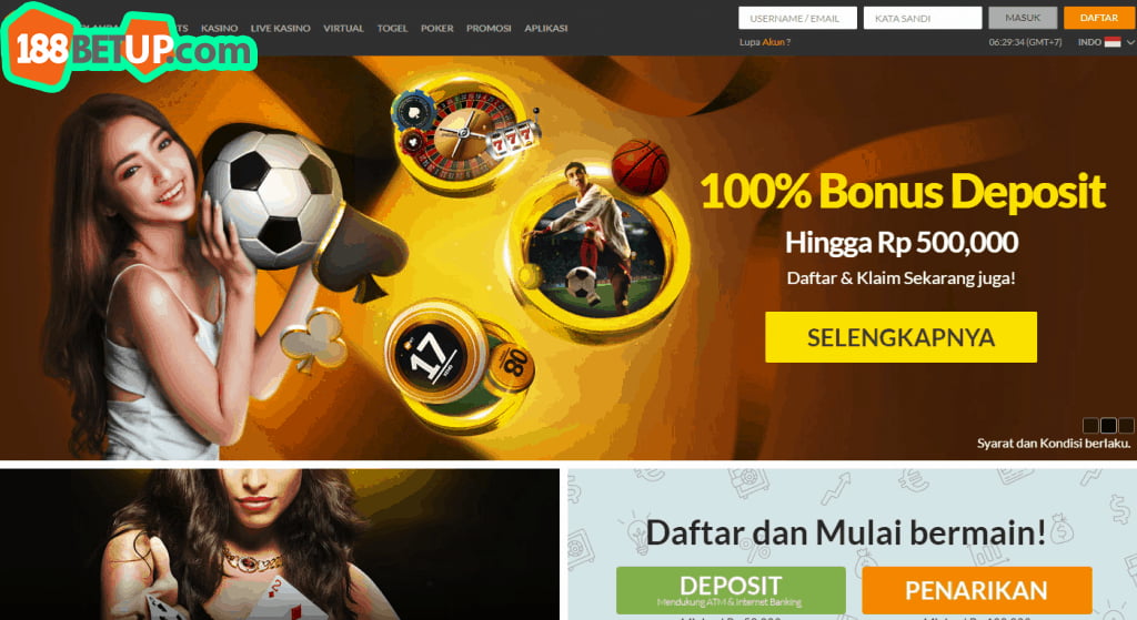 Giao diện đẹp và chuyên nghiệp của 188BET