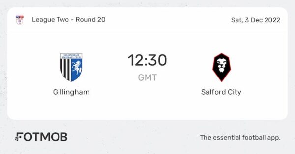 Soi kèo Gillingham vs Salford City 19h30 ngày 3/12/2022, League Two Anh