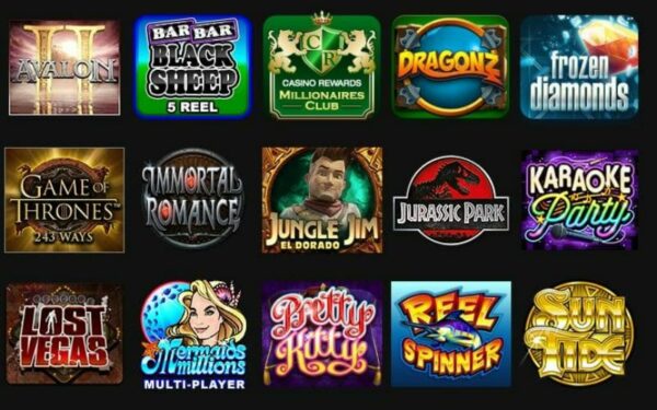 Những thể loại game tại Microgaming